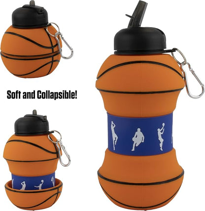 Maccabi Art Clip-On Collapsible 1 Liter, 34 oz. size BPA-Free Silicone - Image 4