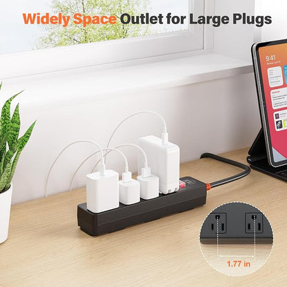 Outdoor Power Strip Weatherproof, IPX6 Waterproof Surge Protector - Image 2