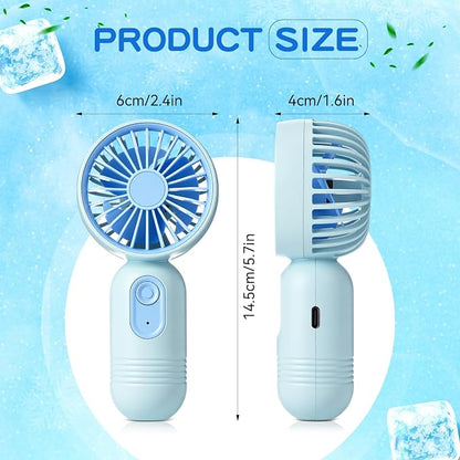 Rossesay 36 Pcs Mini Portable Fan Bulk Cute Handheld Lightweight Small Little - Image 2