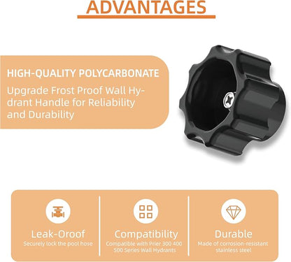 630-7965 Wall Hydrant Handle Kit Outdoor Faucet Handle Replacement Frost Proof - Image 5