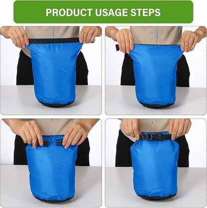 6 Pcs Waterproof Dry Bag Sack Lightweight Outdoor Dry Bags 35 L, 20 L, 15 L - Image 4