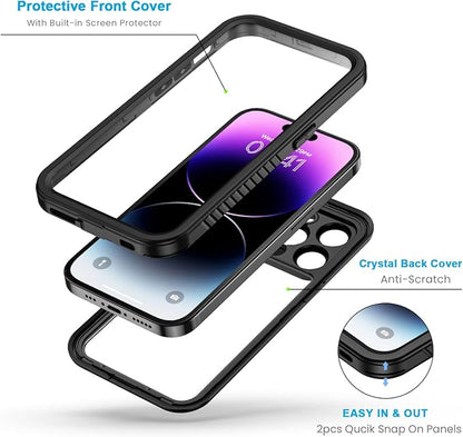 Lanhiem for iPhone 14 Pro Case, IP68 Waterproof Dustproof Case - Image 3