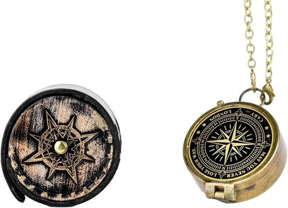 Handmade Antique Vintage Brass Compass | Exquisite Nautical Compass | Home by Super7One