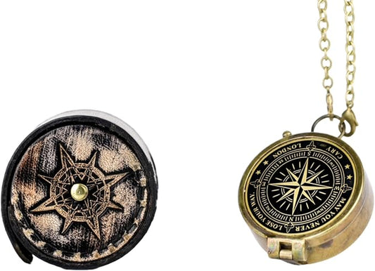Handmade Antique Vintage Brass Compass | Exquisite Nautical Compass | Home by Super7One