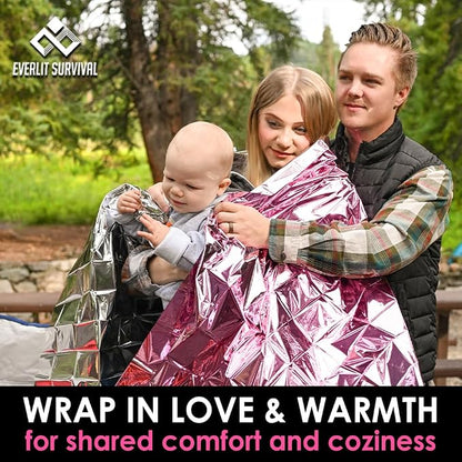 Everlit Survival Emergency Mylar Thermal Blankets -Space Blanket Survival kit - Image 6