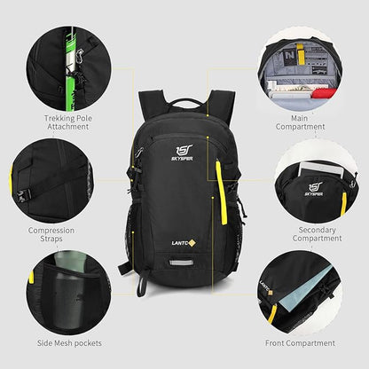 SKYSPER Small Hiking Backpack, 20L Lightweight Travel Backpacks Hiking Daypack - Image 4