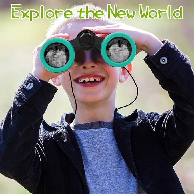 Scotamalone Kids Binoculars Shock Proof Toy Binoculars Set - Image 4