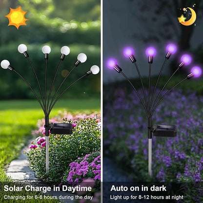 NBQQ Solar Garden Lights Outdoor, Waterproof Solar Powered Lights - Image 7