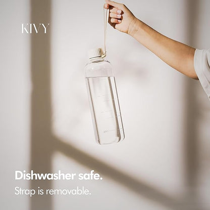 KIVY Large Water Bottle 50oz Fits Backpack & Cupholder - Image 3
