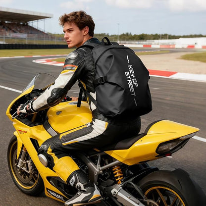 Motorcycle Backpacks for Men and women, Waterproof Helmet Backpack, Motorcycle - Image 9