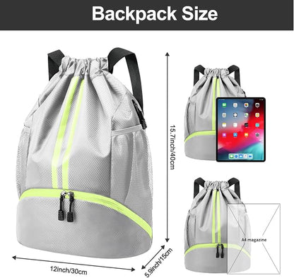 Hoedia Sports Drawstring Backpack - Image 2
