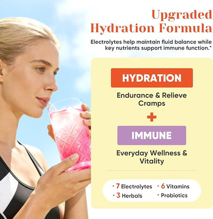 Venture Pal 2-in-1 Hydration + Immune Electrolytes Powder Packets - Image 2