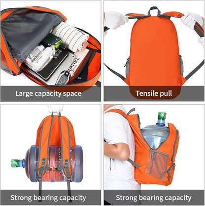 FENGDONG 35L Lightweight Foldable Waterproof Packable Travel Small Hiking - Image 5