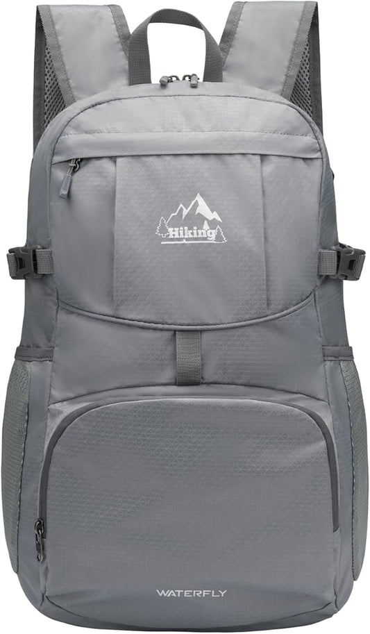 WATERFLY Hiking Packable Daypack Backpack: 35L Ultra Lightweight Day Pack by Waterfly