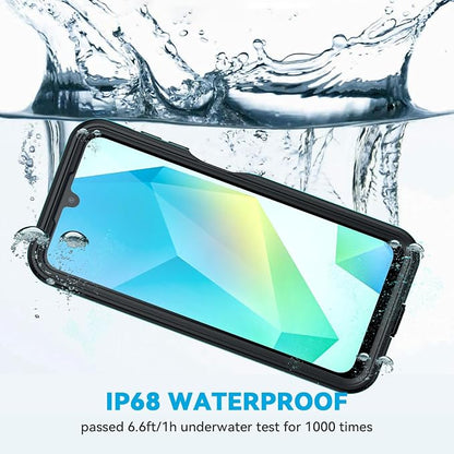 Lanhiem for Samsung Galaxy A16 5G Case, IP68 Waterproof Dustproof, Built-in - Image 2