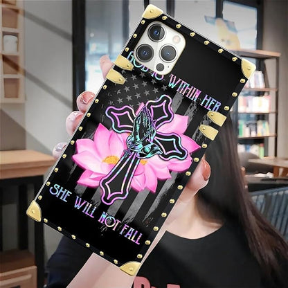 Compatible with iPhone 12 12 Pro Case, Praying Cross Hands Luxury Golden - Image 7