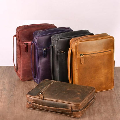 LEATHER VILLAGE Handmade Vintage Leather Bible Cover - Image 9