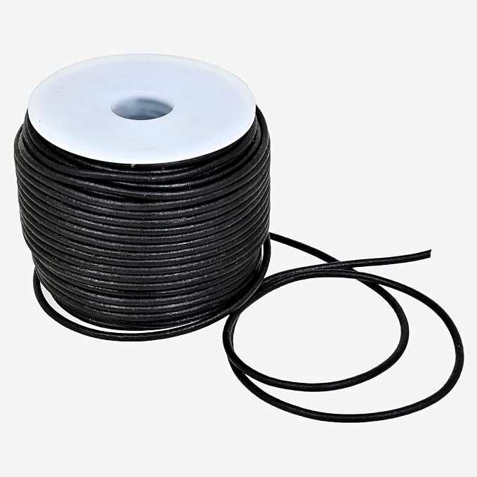 GENIQUE Real/Genuine Round Leather String Cord - Image 4