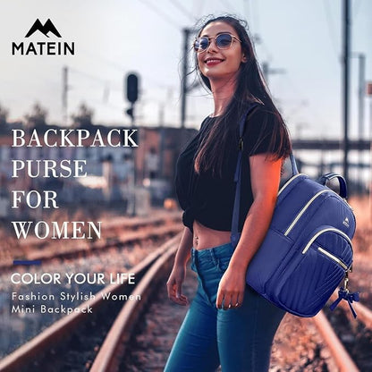 MATEIN Small Backpack Purse for Women, Cute Lightweight Mini Daypack, Fashion - Image 2