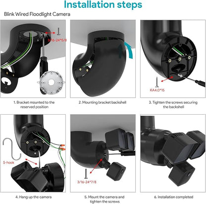 Eave Mount for Ring Floodlight Cam Wired Pro & / Plus, Ring Smart Lighting - Image 8