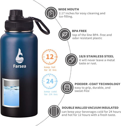 Farsea Insulated Water Bottle - Image 2