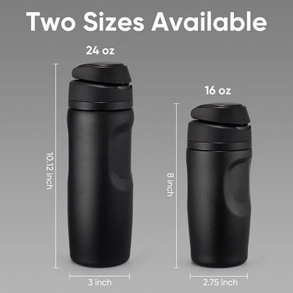 Fijinhom 16 oz Insulated Water Bottle, Stainless Steel Sports Water Bottle - Image 4