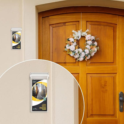 Remerry 1 Pcs Outdoor Brochure Holder 4 x 9 Inch Waterproof Wall Mount - Image 3