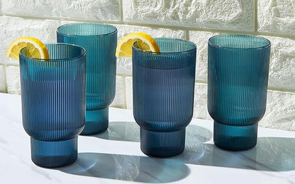 Shatterproof Acrylic Tall Drinking Glasses Set, European Style, Dishwasher Safe - Image 3