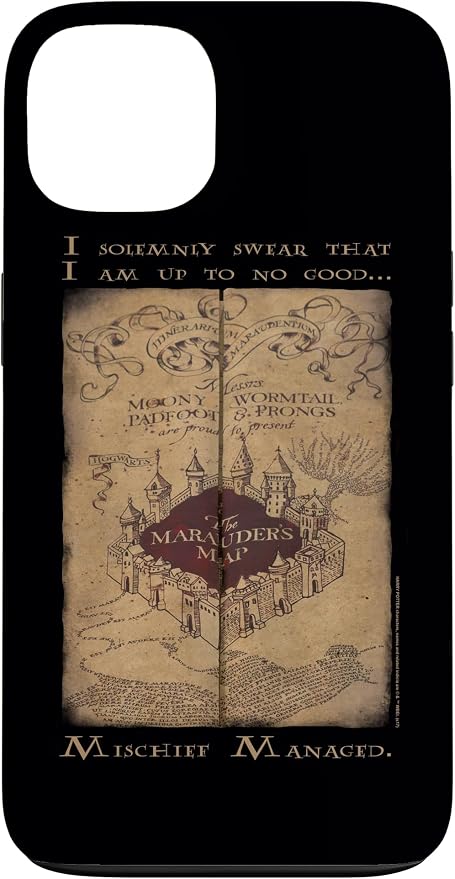 iPhone 13 Harry Potter Marauder's Map Words Case by HarryPotter