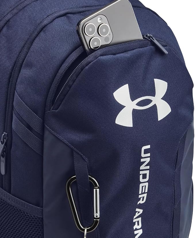 Under Armour Unisex-Adult Hustle 6.0 Backpack, Midnight Navy/Midnight - Image 3