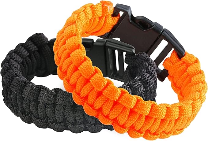 Sportmusies Paracord Wristband for Outdoor Sport Tactical Survival Parachute by Sportmusies