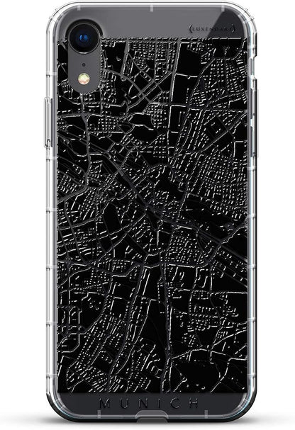 Munich Streets Map | Luxendary Air Series Clear Silicone Case - Image 2