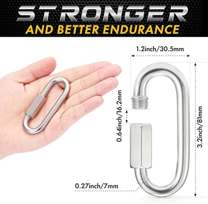 sprookber Stainless Steel Chain Quick Links - Image 2