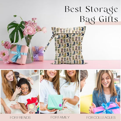 Waterproof Wet Bag for Swimsuit, Travel Beach Wet Dry Bag, Hidden Zipper - Image 6