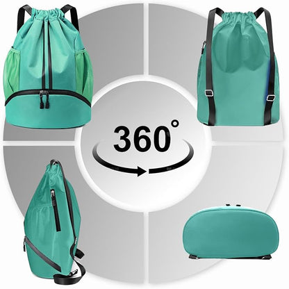Hoedia Sports Drawstring Backpack - Image 7