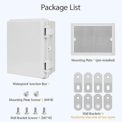 Junction Box ABS Plastic IP65 Waterproof Dustproof Universal Electrical - Image 7