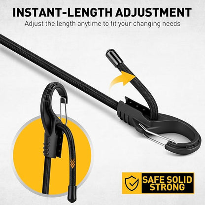 8-Piece 48-inch Adjustable Bungee Cords - Image 4
