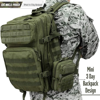 LIVANS Tactical Molle Utility Pouch, EDC Tool Pouch Tactical Phone Pouches Mini - Image 7
