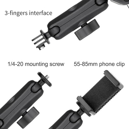 SOONSUN Super Clamp Mount with Dual 360° Ball Heads & Phone Holder, Heavy-Duty - Image 5