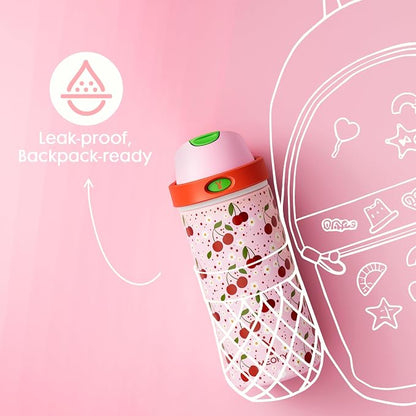 18 oz Insulated Water Bottle for Kids: Meoky Stainless Steel Water Bottle - Image 5