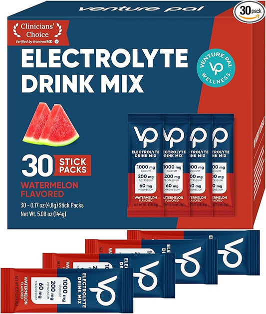 Venture Pal High Sodium Sugar-Free Electrolyte Powder Packets by VenturePal
