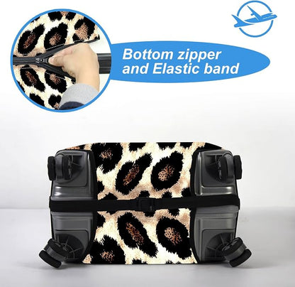 Luggage Cover Protector for 19-20 Inch Suitcases, TSA Approved Elastic Travel - Image 5