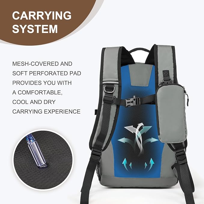 Small Hiking Backpack for Women Men 20L Lightweight Travel Backpack - Image 3