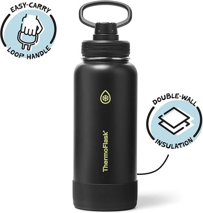 ThermoFlask 32 oz Double Wall Vacuum Insulated Stainless Steel Water Bottle - Image 2
