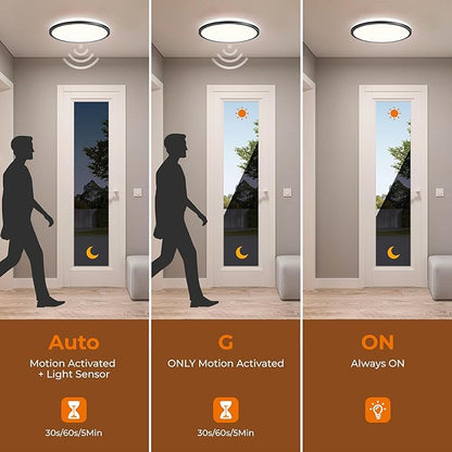 Matane Motion Sensor LED Ceiling Light - Image 4