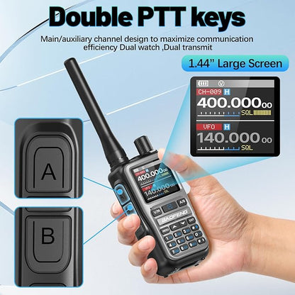 Baofeng Radio UV-5R Mini Ham Radio Long Range Handheld Two Way Radio NOAA - Image 4
