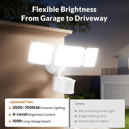 LEPOWER-TEC Zero Blind Spots Outdoor Security Light - Image 4