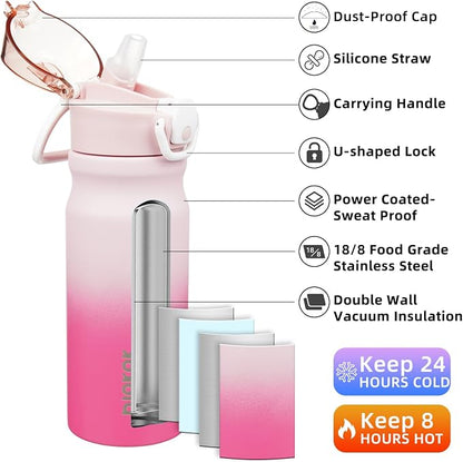 BJPKPK 18oz Insulated Water Bottle - Image 2