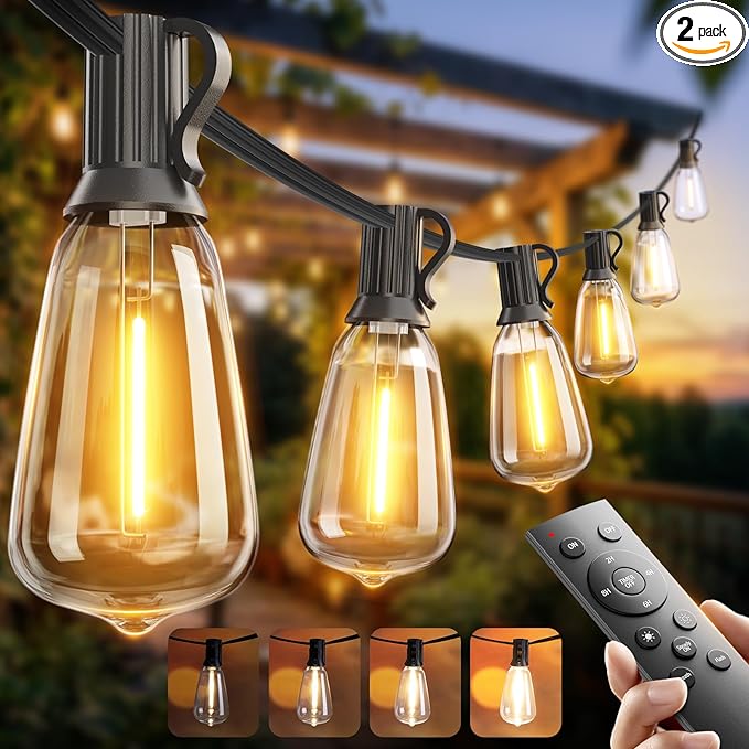 addlon 100FT LED Outdoor String Lights by addlon