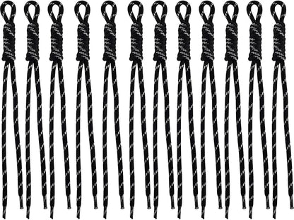 Paracord Keychain Paracord Bag Charm 12pcs Braided Nylon Rope Keychain Cord by Cmidy